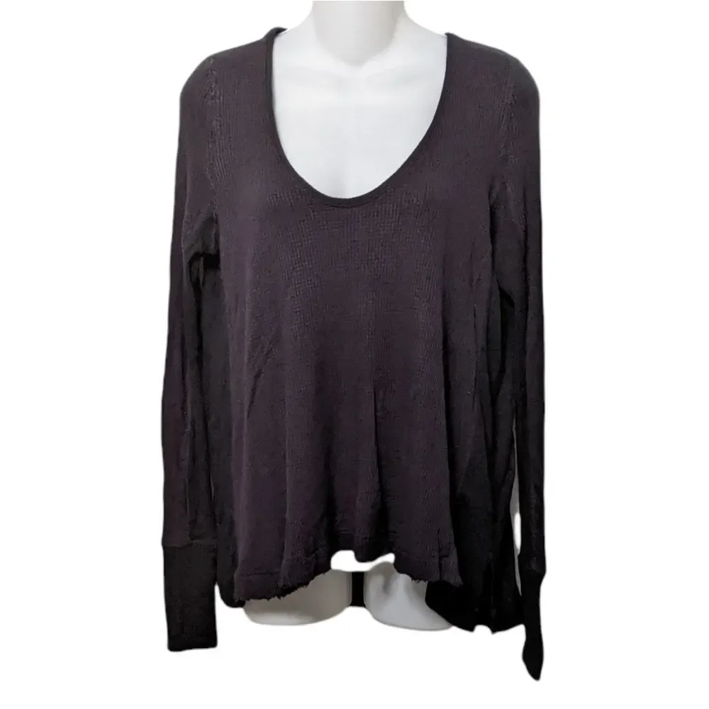 FREE PEOPLE Malibu Thermal Pullover Sweater XS